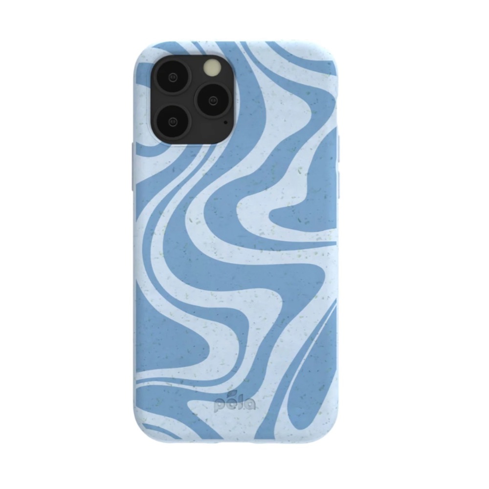 Pela iPhone 11 Pro Compostable Phone Case Powder Blue Mellow